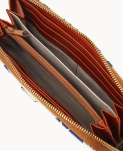 Dooney & Bourke Grab and Go | Wristlets^NFL Large Zip Around Wristlet