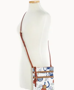 Dooney & Bourke Game Day Ready | Printed Fabric^NFL N S Triple Zip Crossbody