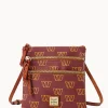 Dooney & Bourke Game Day Ready | Printed Fabric^NFL N S Triple Zip Crossbody