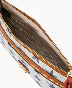 Dooney & Bourke Grab and Go | Wristlets^NFL Cowboys Double Zip Wristlet