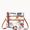 Dooney & Bourke Game Day Ready | Printed Fabric^NFL N S Triple Zip Crossbody