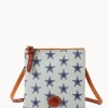 Dooney & Bourke Game Day Ready | Printed Fabric^NFL Small North South Top Zip Crossbody
