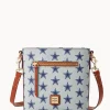 Dooney & Bourke Game Day Ready | Printed Fabric^NFL Small Zip Crossbody