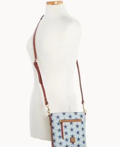 Dooney & Bourke Game Day Ready | Printed Fabric^NFL Small Zip Crossbody