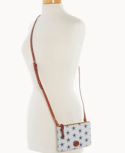 Dooney & Bourke Game Day Ready | Printed Fabric^NFL Top Zip Crossbody