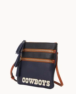 Dooney & Bourke Game Day Ready | Printed Fabric^NFL Triple Zip Crossbody