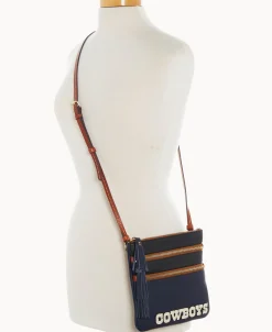 Dooney & Bourke Game Day Ready | Printed Fabric^NFL Triple Zip Crossbody