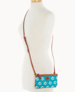 Dooney & Bourke Game Day Ready | Printed Fabric^NFL Large Slim Crossbody