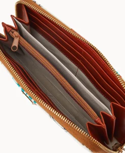 Dooney & Bourke Grab and Go | Wristlets^NFL Large Zip Around Wristlet