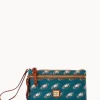 Dooney & Bourke Grab and Go | Wristlets^NFL Eagles Double Zip Wristlet