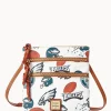 Dooney & Bourke Game Day Ready | Printed Fabric^NFL N S Triple Zip Crossbody