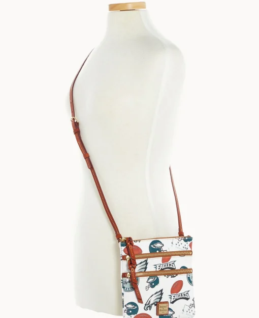 Dooney & Bourke Game Day Ready | Printed Fabric^NFL N S Triple Zip Crossbody
