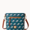 Dooney & Bourke Game Day Ready | Printed Fabric^NFL Small Zip Crossbody