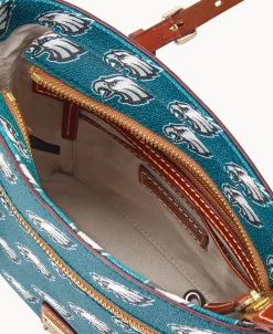 Dooney & Bourke Game Day Ready | Printed Fabric^NFL Small Zip Crossbody