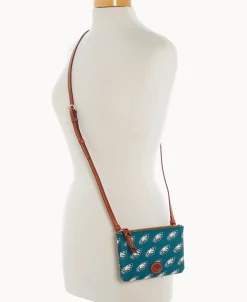 Dooney & Bourke Game Day Ready | Printed Fabric^NFL Top Zip Crossbody