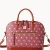Dooney & Bourke Game Day Ready | Printed Fabric^NFL Domed Zip Satchel