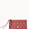 Dooney & Bourke Grab and Go | Wristlets^NFL 49ERS Double Zip Wristlet