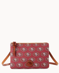 Dooney & Bourke Game Day Ready | Printed Fabric^NFL Top Zip Crossbody