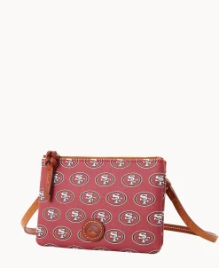Dooney & Bourke Game Day Ready | Printed Fabric^NFL Top Zip Crossbody
