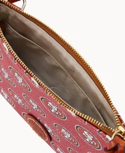 Dooney & Bourke Game Day Ready | Printed Fabric^NFL Top Zip Crossbody