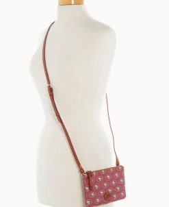 Dooney & Bourke Game Day Ready | Printed Fabric^NFL Top Zip Crossbody