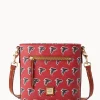 Dooney & Bourke Game Day Ready | Printed Fabric^NFL Small Zip Crossbody