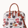 Dooney & Bourke Game Day Ready | Printed Fabric^NFL Zip Zip Satchel