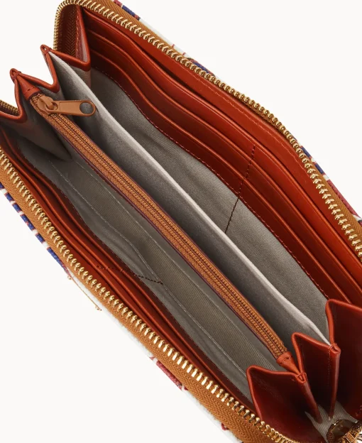 Dooney & Bourke Grab and Go | Wristlets^NFL Large Zip Around Wristlet