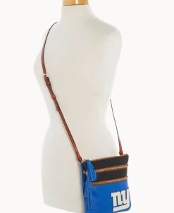 Dooney & Bourke Game Day Ready | Printed Fabric^NFL Triple Zip Crossbody