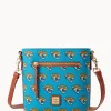 Dooney & Bourke Game Day Ready | Printed Fabric^NFL Small Zip Crossbody