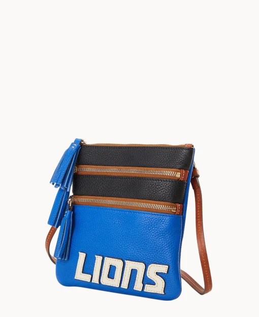 Dooney & Bourke Game Day Ready | Printed Fabric^NFL Triple Zip Crossbody