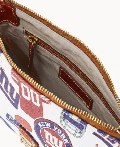 Dooney & Bourke Game Day Ready | Printed Fabric^NFL NY Crossbody Pouchette