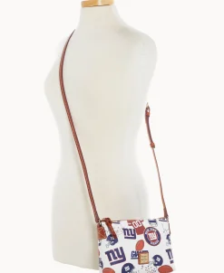 Dooney & Bourke Game Day Ready | Printed Fabric^NFL NY Crossbody Pouchette