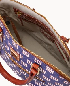 Dooney & Bourke Game Day Ready | Printed Fabric^NFL NY Domed Zip Satchel