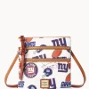 Dooney & Bourke Game Day Ready | Printed Fabric^NFL NY N S Triple Zip Crossbody