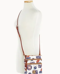 Dooney & Bourke Game Day Ready | Printed Fabric^NFL NY N S Triple Zip Crossbody
