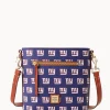 Dooney & Bourke Game Day Ready | Printed Fabric^NFL NY Small Zip Crossbody
