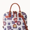 Dooney & Bourke Game Day Ready | Printed Fabric^NFL NY Zip Zip Satchel