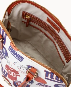 Dooney & Bourke Game Day Ready | Printed Fabric^NFL NY Zip Zip Satchel