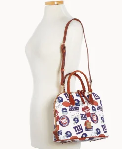 Dooney & Bourke Game Day Ready | Printed Fabric^NFL NY Zip Zip Satchel