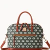 Dooney & Bourke Game Day Ready | Printed Fabric^NFL Domed Zip Satchel