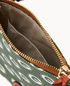 Dooney & Bourke Game Day Ready | Printed Fabric^NFL Small North South Top Zip Crossbody