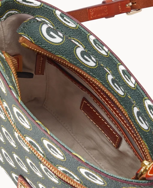 Dooney & Bourke Game Day Ready | Printed Fabric^NFL Small Zip Crossbody