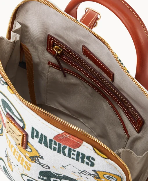 Dooney & Bourke Game Day Ready | Printed Fabric^NFL Zip Pod Backpack