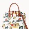 Dooney & Bourke Game Day Ready | Printed Fabric^NFL Zip Zip Satchel