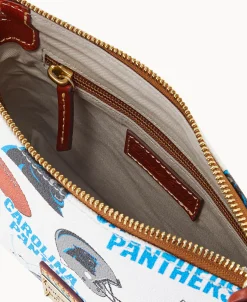 Dooney & Bourke Game Day Ready | Printed Fabric^NFL Panthers Crossbody Pouchette