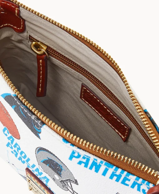Dooney & Bourke Game Day Ready | Printed Fabric^NFL Panthers Crossbody Pouchette