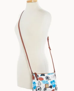 Dooney & Bourke Game Day Ready | Printed Fabric^NFL Panthers Crossbody Pouchette