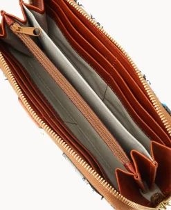 Dooney & Bourke Grab and Go | Wristlets^NFL Large Zip Around Wristlet
