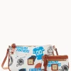 Dooney & Bourke Game Day Ready | Printed Fabric^NFL Lexi Crossbody Sm Coin Case